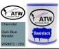 Preview: Chevrolet, Dark Blue Metallic, WA9872 / 29U: 1L Lackdose, von ATW Autoteile West.